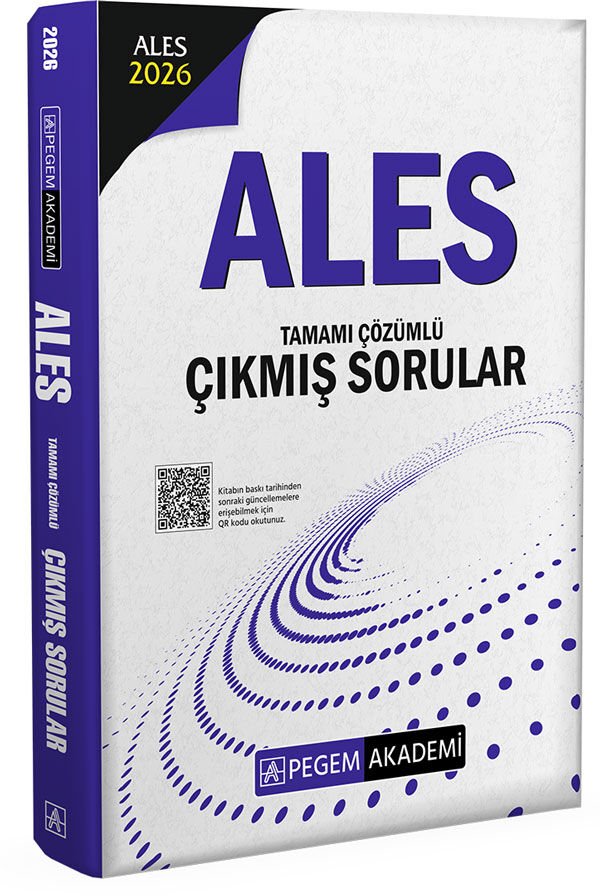 2026 ALES Tamamı Çözümlü Çıkmış Sorular Pegem Yayınları