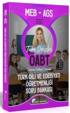 Özdil Akademi ÖABT MEB-AGS Türk Dili ve Edebiyatı Öğretmenliği Soru Bankası Çözümlü - Yekta Özdil Özdil Akademi Yayınları - İADESİZ