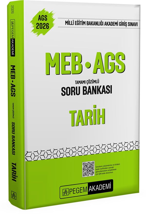 2026 MEB AGS Soru Bankası Tamamı Çözümlü Tarih Pegem Akademi