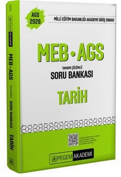2026 MEB AGS Soru Bankası Tamamı Çözümlü Tarih Pegem Akademi