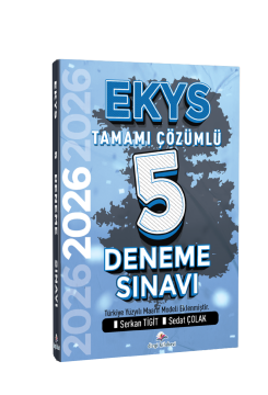 Dizgi Kitap 2026 MEB EKYS Müdür ve Müdür Yardımcılığı Tamamı Çözümlü 5 Deneme Sınavı Serkan Tigit Sedat Çolak