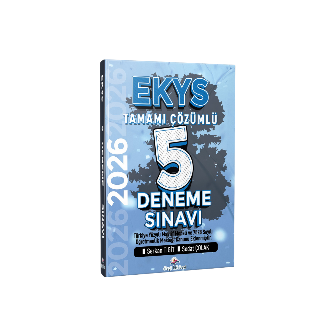 Dizgi Kitap 2026 MEB EKYS Müdür ve Müdür Yardımcılığı Tamamı Çözümlü 5 Deneme Sınavı Serkan Tigit Sedat Çolak