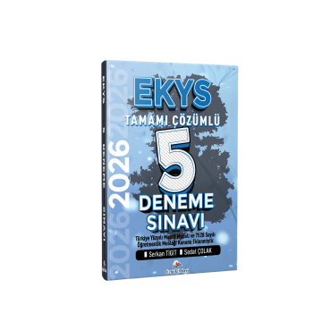 Dizgi Kitap 2026 MEB EKYS Müdür ve Müdür Yardımcılığı Tamamı Çözümlü 5 Deneme Sınavı Serkan Tigit Sedat Çolak