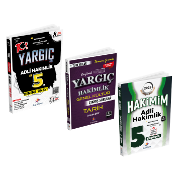 Dizgi Kitap Adli Hakimlik Yargıç Pdf Çözümlü, Hakimim Video Çözümlü 5 Deneme Seti ve Hakimlik Özel Tarih Çıkmış Sorular