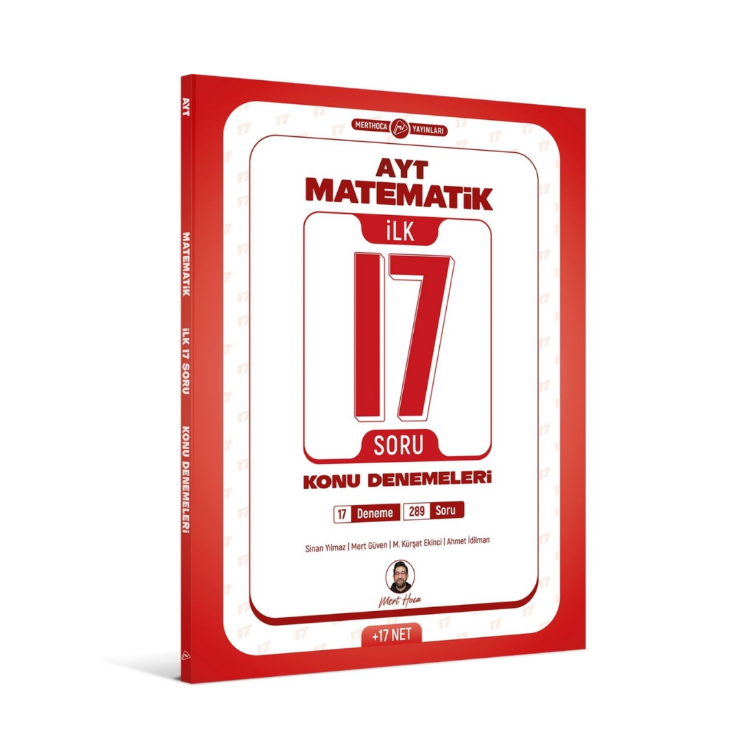 Mert Hoca Yayınları AYT Matematik İlk 17 Soru Konu Denemeleri