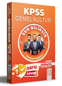 Benim Hocam Yayınları 2027 KPSS Genel Kültür Sen Bilirsin Tarih-Coğrafya-Vatandaşlık Soru Cevap Kitabı - Ramazan Yetgin, Bayram Meral, Erdal Kesekler