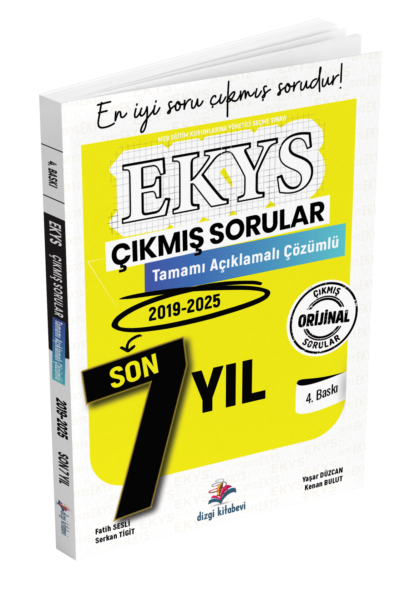 Dizgi Kitap MEB EKYS Müdür ve Müdür Yardımcılığı Tamamı Açıklamalı Son 7 Yıl Çıkmış Sorular Fatih Sesli 4. Baskı