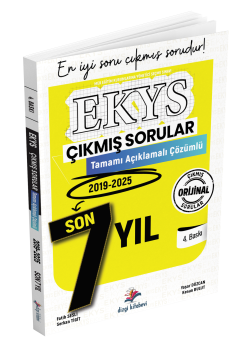 Dizgi Kitap MEB EKYS Müdür ve Müdür Yardımcılığı Tamamı Açıklamalı Son 7 Yıl Çıkmış Sorular Fatih Sesli 4. Baskı