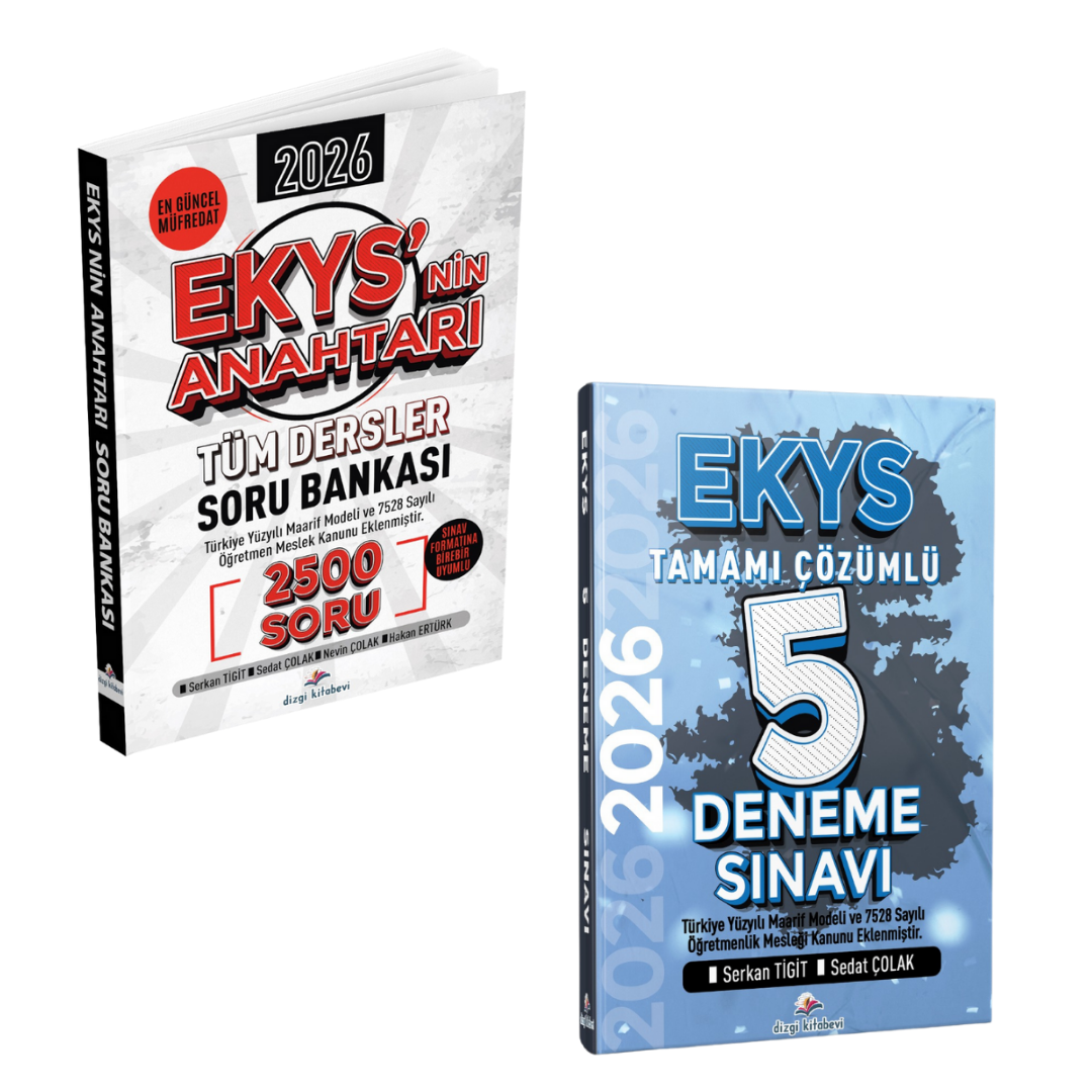 Dizgi Kitap 2026 MEB EKYS Müdür ve Müdür Yardımcılığı Ekys'nin Anahtarı Tüm Dersler Soru Bankası 2500 Soru ve Tamamı Çözümlü 5 Deneme Seti Serkan Tigit