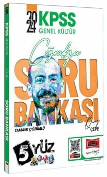 Yargı Yayınları 2024 KPSS Genel Kültür 5Yüz Coğrafya Tamamı Çözümlü Soru Bankası