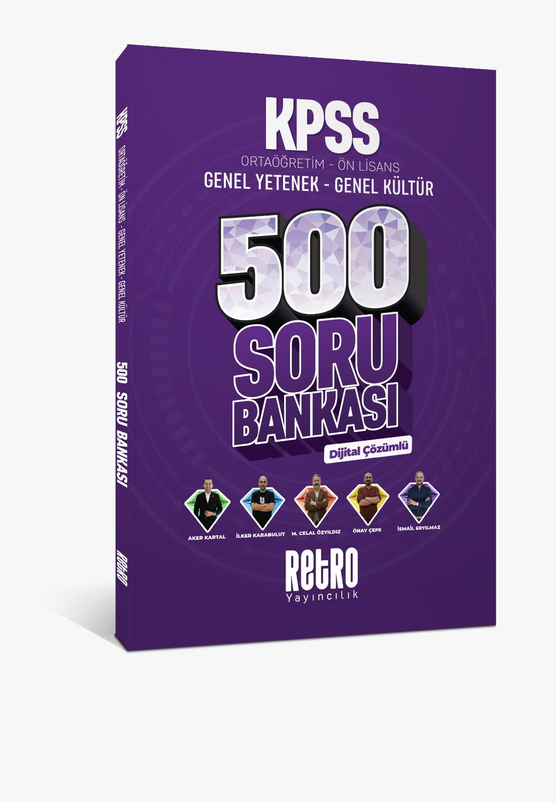 K2026 KPSS Genel Yetenek Genel Kültür Ortaöğretim Önlisans 500 Soru Bankası Retro Yayıncılık