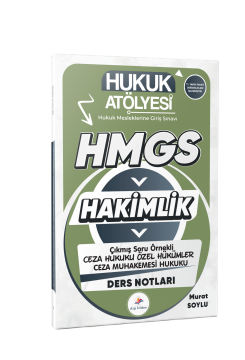 Dizgi Kitap 2026 Hukuk Atölyesi Hakimlik HMGS Hukuk Mesleklerine Giriş Sınavı Çıkmış Soru Örnekli Ceza Hukuku Özel Hükümler Ceza Muhakemesi Hukuku Ders Notları Murat Soylu