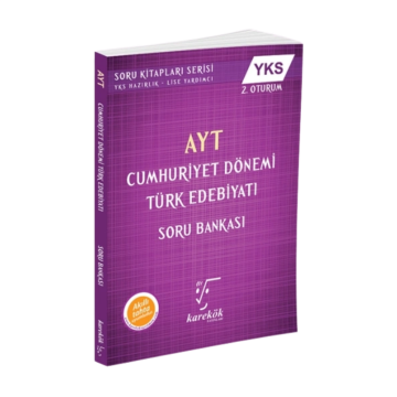 Karekök Yayınları AYT Cumhuriyet Dönemi Türk Edebiyatı Soru Bankası