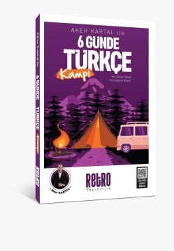 Retro Yayıncılık 2026 TYT KPSS DGS ALES Aker Kartal ile 6 Günde Türkçe Soru Kampı