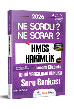 Dizgi Kitap 2026 Hukuk Atölyesi Hakimlik HMGS Ne Sordu Ne Sorar İdari Yargılama Hukuku Tamamı Çözümlü Soru Bankası İlker Eroğlu