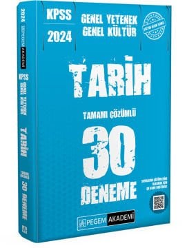 2024 KPSS Genel Yetenek Genel Kültür Tarih 30 Deneme