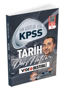 Dizgi Kitap 2026 Tüm Adaylar İçin KPSS Tarih Video Destekli Ders Notları Selami Yalçın