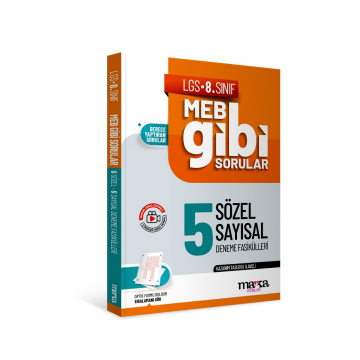 LGS 8. Sınıf Meb Gibi Sorular Fasiküller Halinde 6 Sözel ve Sayısal Deneme Marka Yayınları