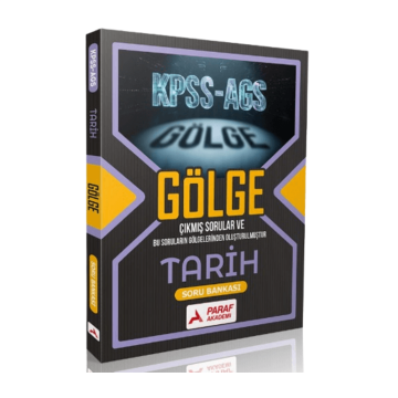KPSS MEB AGS Tarih Gölge Soru Bankası Paraf Yayınları