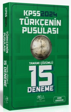 CBA Yayınları 2024 KPSS Türkçenin Pusulası 15 Deneme Çözümlü CBA Yayınları