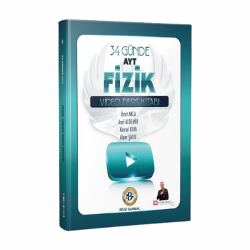 Bilgi Sarmal Yayınları AYT 34 Günde Fizik Video Ders Kitabı