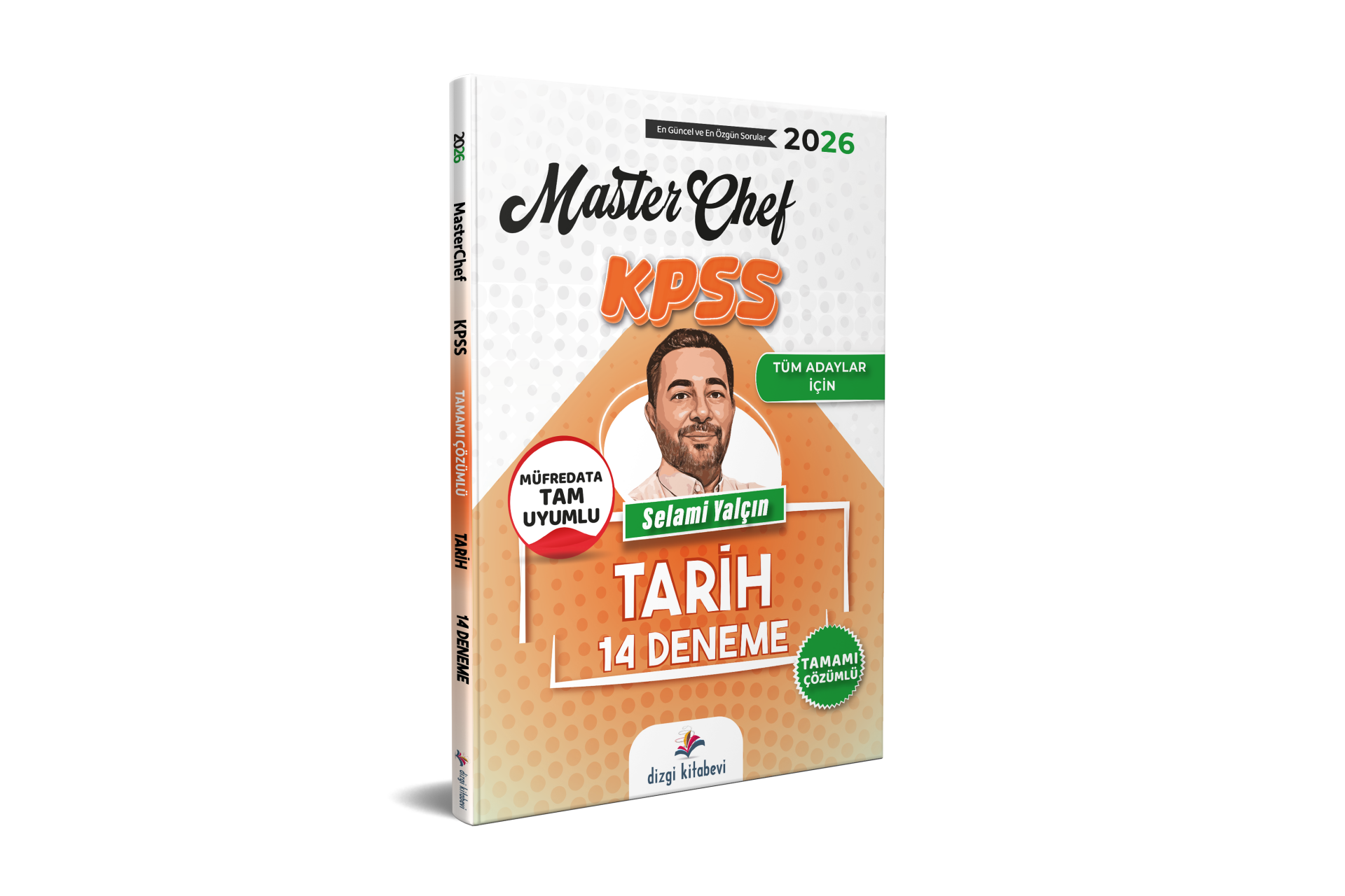 Dizgi Kitap 2026 Tüm Adaylar İçin MasterChef Kpss Tarih Tamamı Çözümlü 14 Deneme Selami Yalçın