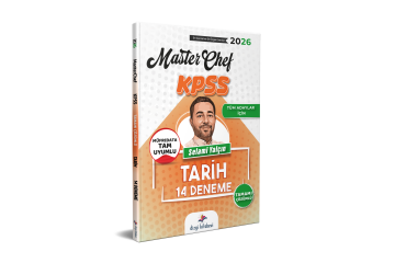 Dizgi Kitap 2026 Tüm Adaylar İçin MasterChef KPSS Tarih Tamamı Çözümlü 14 Deneme Selami Yalçın