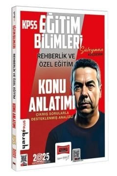Yargı Yayınları 2025 KPSS Eğitim Bilimleri Rehberlik ve Özel Eğitim Konu Anlatımı