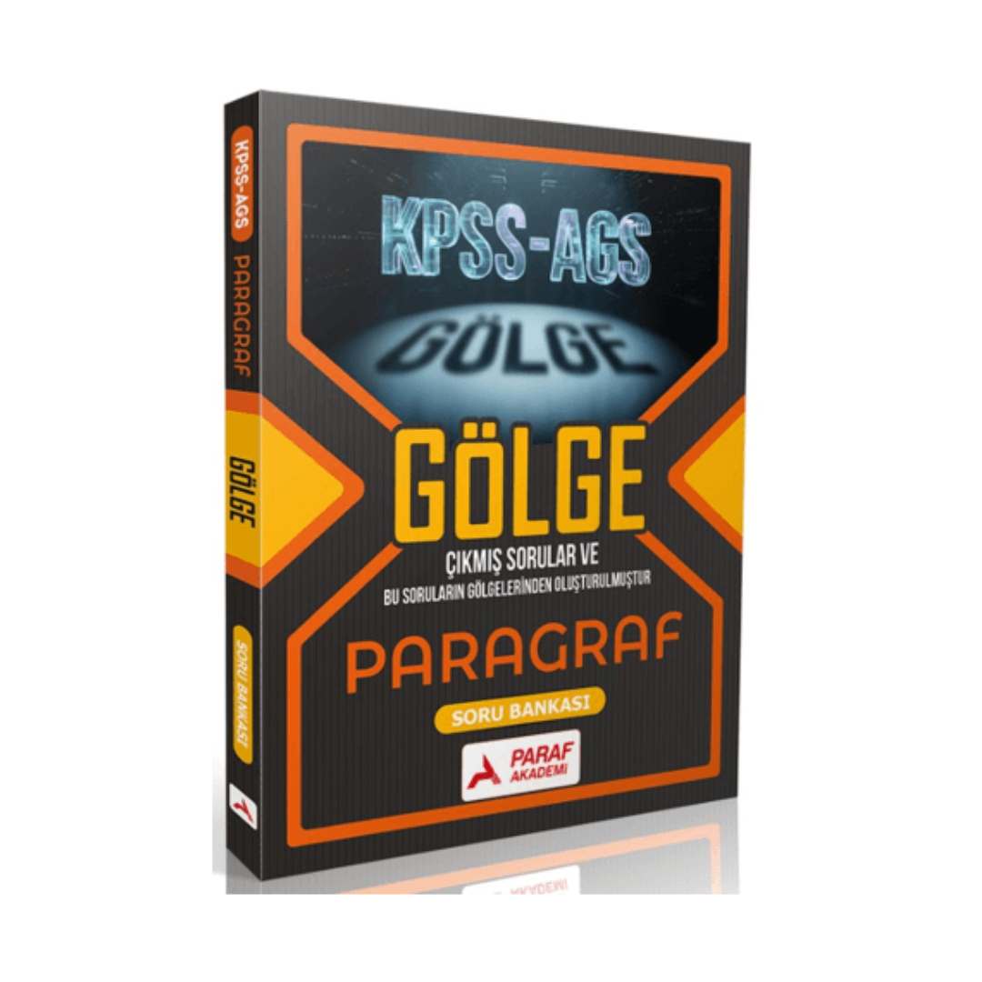 KPSS AGS Gölge Paragraf Soru Bankası Paraf Yayınları