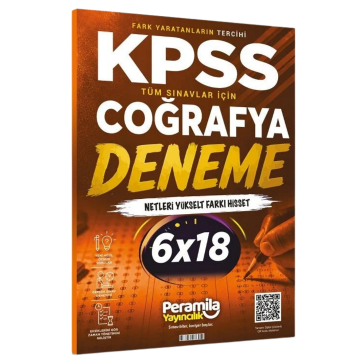 Peramila Yayıncılık KPSS Coğrafya 6 Deneme Çözümlü