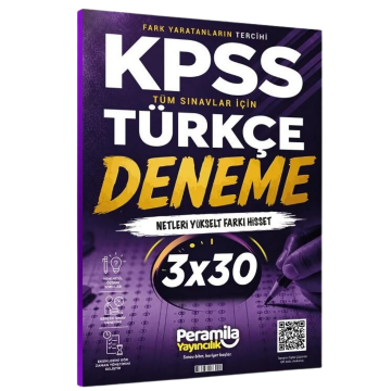 Peramila Yayıncılık KPSS Türkçe 3 Deneme Çözümlü