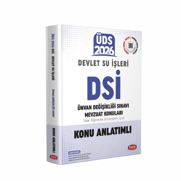 Data Yayınları 2026 ÜDS Devlet Su İşleri (DSİ) Mevzuat Konuları Konu Anlatımlı