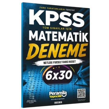 Peramila Yayıncılık KPSS Matematik 6 Deneme Çözümlü