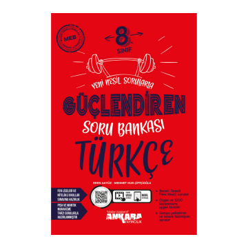 Ankara Yayıncılık 8. Sınıf Türkçe Güçlendiren Soru Bankası