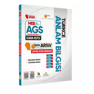 2026 MEB-AGS Türkçenin Kara Kutusu ANLAM BİLGİSİ (Sözcük-Cümle) ÖSYM Çıkmış Çözümlü Soru Bankası İnformal Yayınları