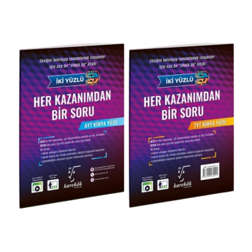 Karekök Yayınları TYT AYT Kimya Her Kazanımdan Bir Soru Tek Kitap