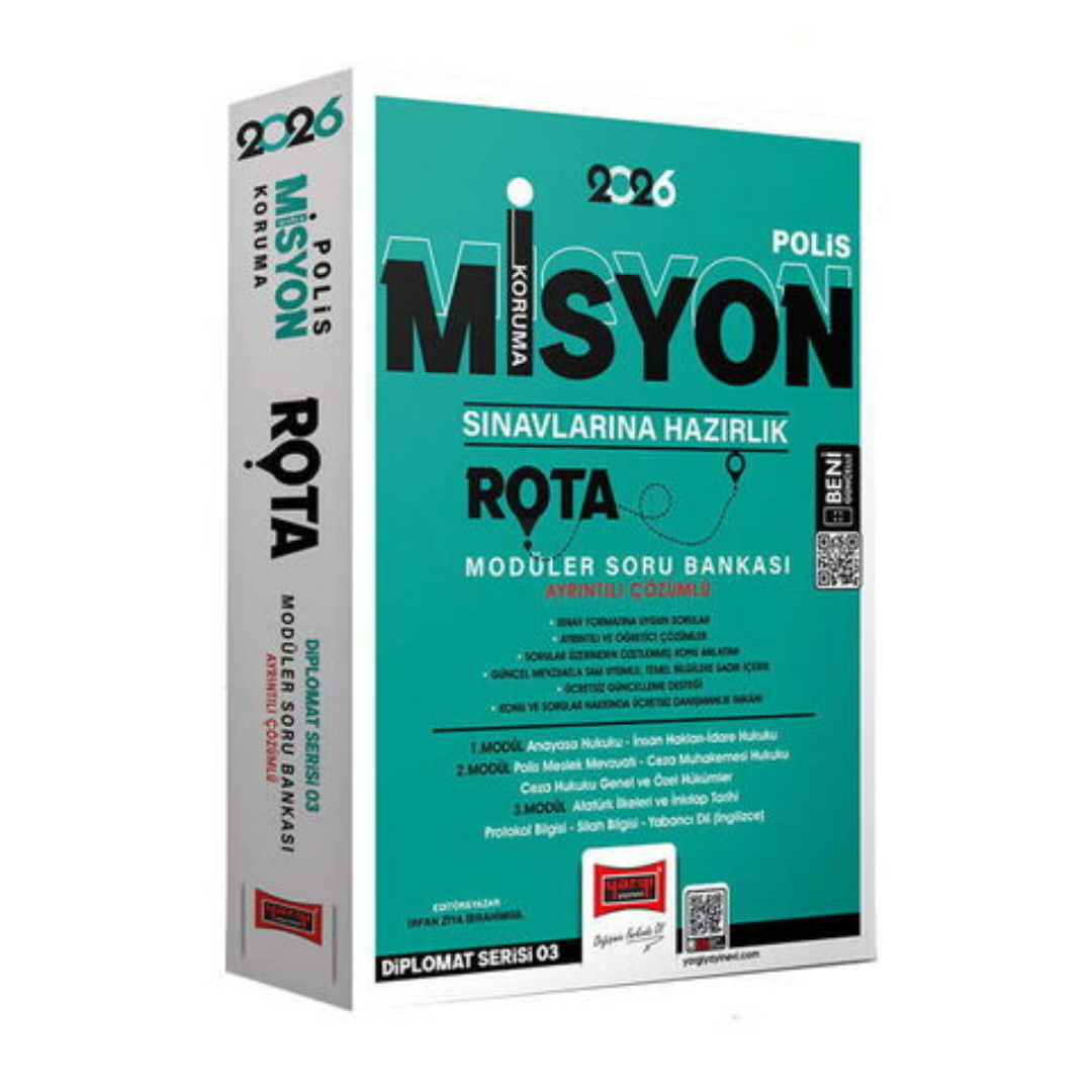 2026 Polis Misyon Sınavlarına Hazırlık Rota Modüler Soru Bankası Seti Yargı Yayınları