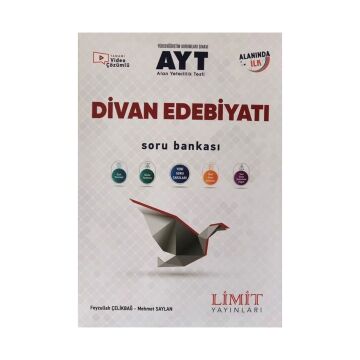 Limit Yayınları AYT Divan Edebiyatı Soru Bankası Feyzullah Çelikbağ, Mehmet Saylan