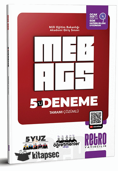 2026 MEB AGS Tüm Dersler Tamamı Çözümlü 5 Deneme Retro Yayıncılık