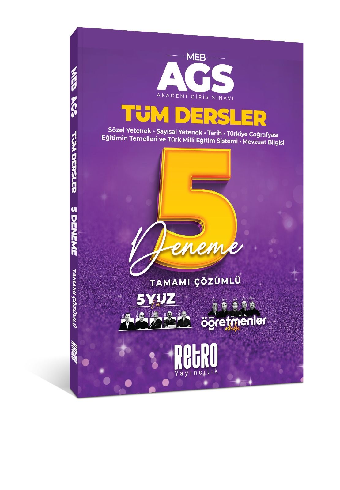 2026 MEB AGS Tüm Dersler Tamamı Çözümlü 5 Deneme Retro Yayıncılık
