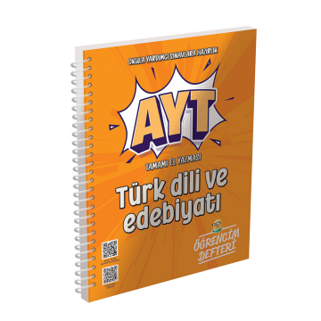 Murat Yayınları AYT Türk Dili ve Edebiyatı Öğrencim Defteri