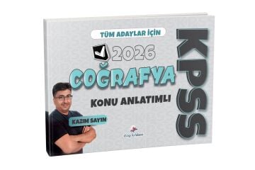 Dizgi Kitap 2026 Tüm Adaylar İçin Kpss Coğrafya Konu Anlatımı Kazım Sayın