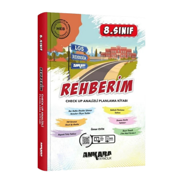 Ankara Yayıncılık 8. Sınıf LGS Rehberim Check Up Analizli Planlama Kitabı