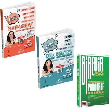Dizgi Kitap 2026 KPSS AGS ALES DGS Paragraf Soru Bankası & KPSS TYT MSÜ Tüm Adaylar Dil Bilgisi Çıkmış Sorular ve MEB-AGS Paragraf Soru Bankası Yargı Yayınları Seti
