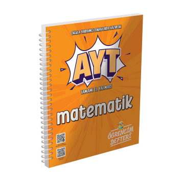 Murat Yayınları AYT Matematik Öğrencim Defteri