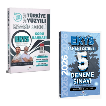 Dizgi Kitap 2026 MEB EKYS Türkiye Yüzyılı Maarif Modeli Soru Bankası ve MEB EKYS 5 Deneme Seti