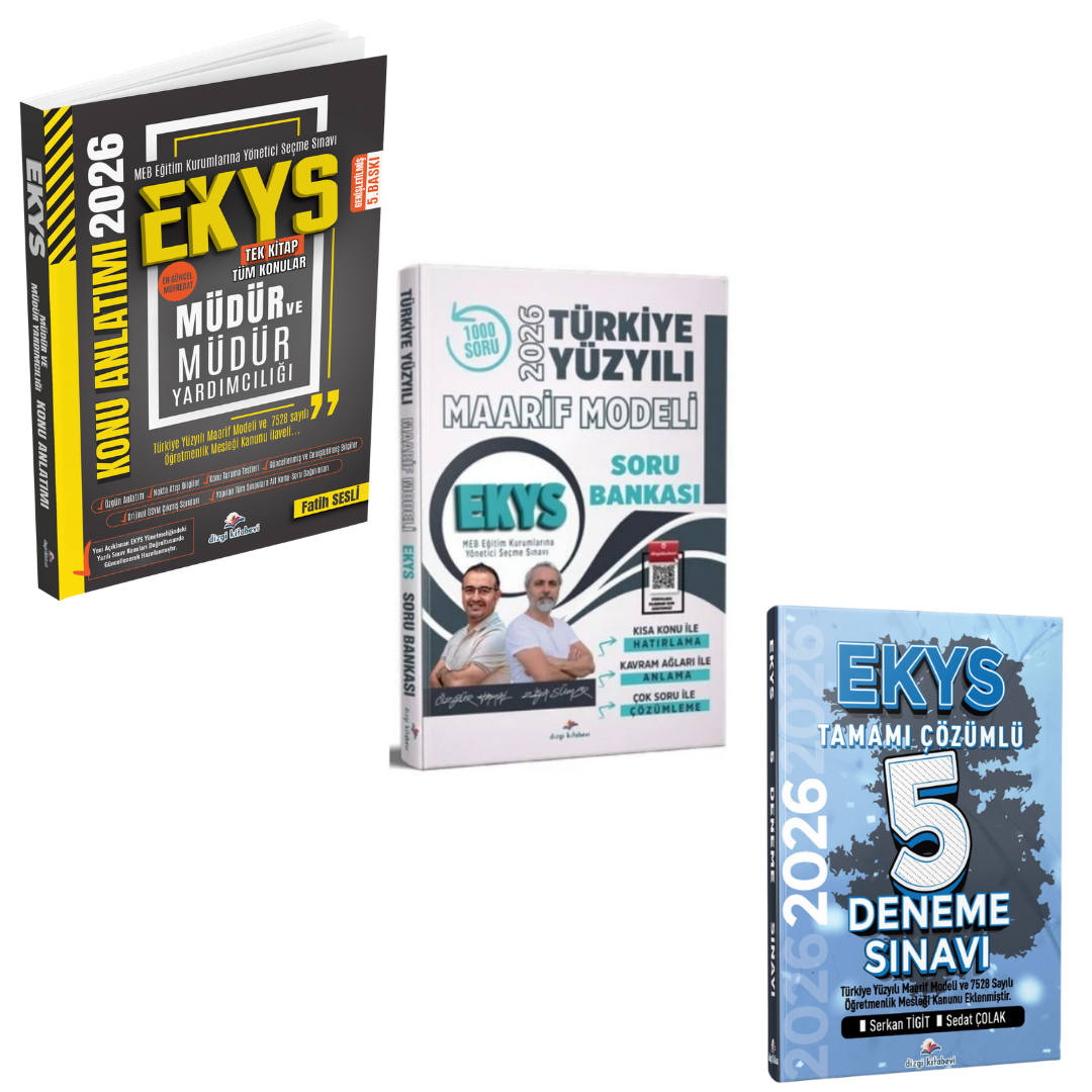 2026 MEB EKYS Müdür ve Müdür Yardımcılığı Konu Anlatımı & MEB EKYS Soru Bankası & MEB EKYS Deneme Seti