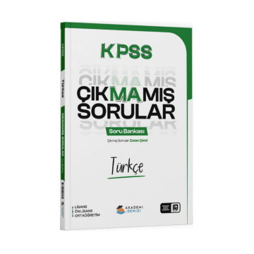 Akademi Denizi KPSS Türkçe Çıkmamış Sorular Soru Bankası