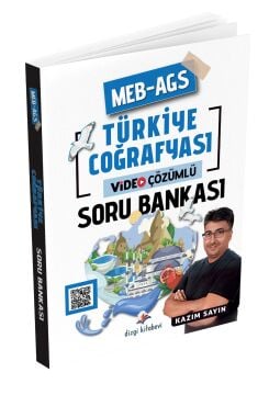 Dizgi Kitap 2026 MEB AGS Türkiye Coğrafyası Tamamı Video Çözümlü Soru Bankası Kazım Sayın