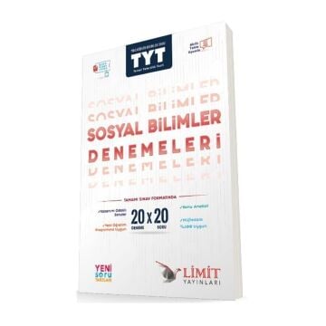 Limit Yayınları TYT Sosyal Bilimler 20x20 Denemeleri